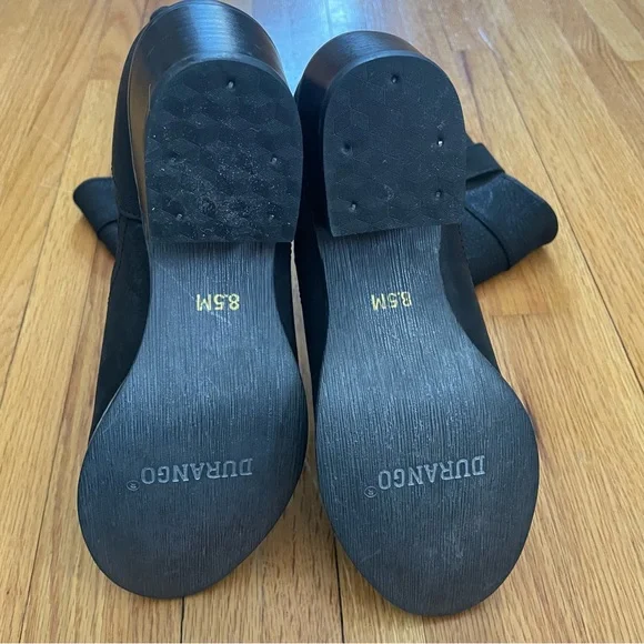 Black Studded Women's Boots - Picture 7 of 9